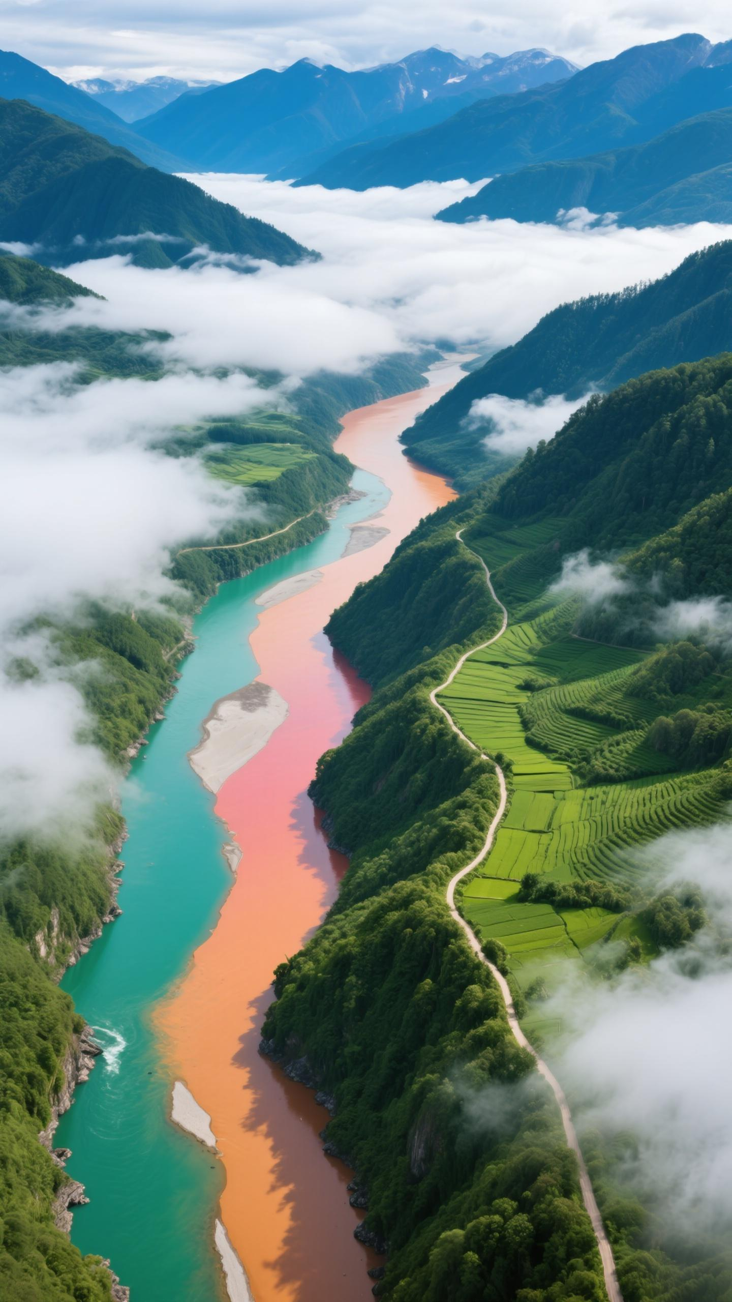 Three Parallel Rivers
